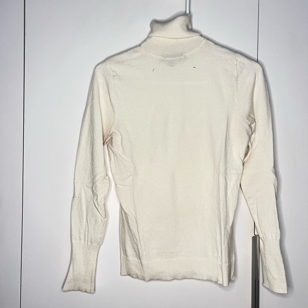 White turtleneck